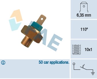 Termokontakt, kylvätskevarning Fae 35340 FAE