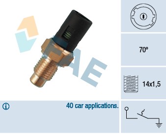 Termokontakt, kylvätskevarning Fae 35390 FAE