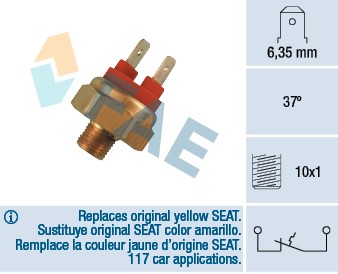 Termokontakt, kylvätskevarning Fae 35420 FAE Termokontakt, kylvätskevarning Fae 35420 FAE