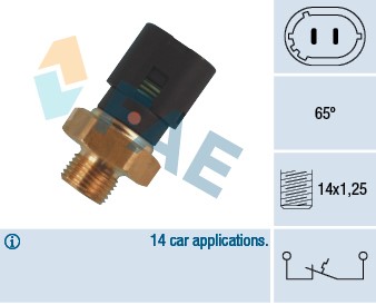Termokontakt, kylvätskevarning Fae 35700 FAE