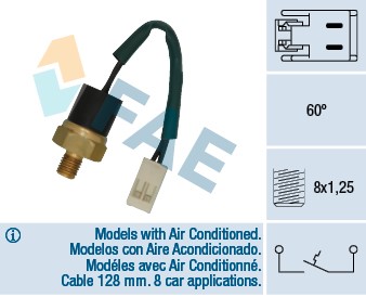 Termokontakt, kylvätskevarning Fae 35855 FAE Termokontakt, kylvätskevarning Fae 35855 FAE
