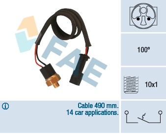 Termokontakt, kylvätskevarning Fae 35900 FAE