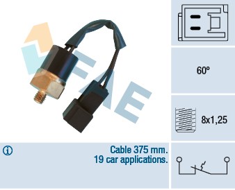 Termokontakt, kylvätskevarning Fae 35910 FAE