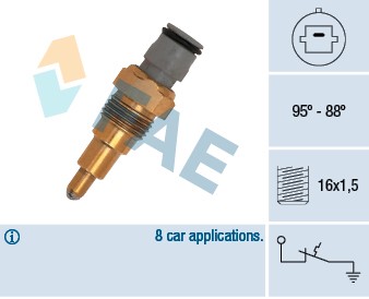 Temperaturswitch, kylarfläkt Fae 36140 FAE