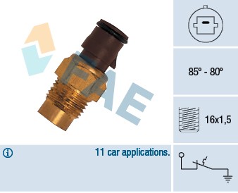 Temperaturswitch, kylarfläkt Fae 36160 FAE