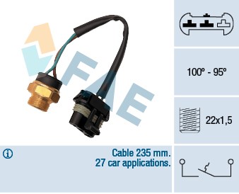 Temperaturswitch, kylarfläkt Fae 36210 FAE