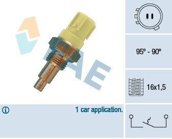 Temperaturswitch, kylarfläkt Fae 36410 FAE