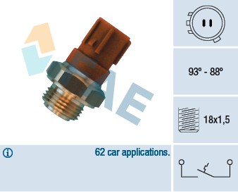 Temperaturswitch, kylarfläkt Fae 36440 FAE