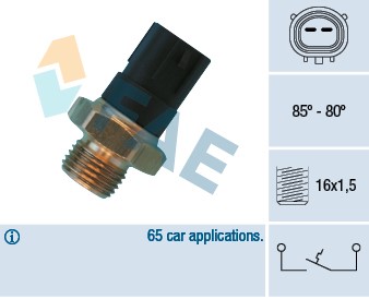 Temperaturswitch, kylarfläkt Fae 36480 FAE