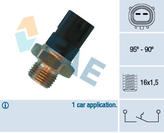 Temperaturswitch, kylarfläkt Fae 36490 FAE