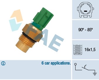 Temperaturswitch, kylarfläkt Fae 36711 FAE