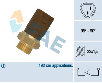 Temperaturswitch, kylarfläkt Fae 36720 FAE