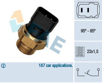 Temperaturswitch, kylarfläkt Fae 37210 FAE