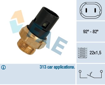 Temperaturswitch, kylarfläkt Fae 37250 FAE