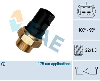 Temperaturswitch, kylarfläkt Fae 37280 FAE