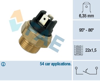 Temperaturswitch, kylarfläkt Fae 37330 FAE