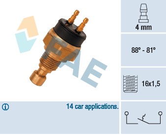 Temperaturswitch, kylarfläkt Fae 37440 FAE