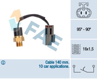 Temperaturswitch, kylarfläkt Fae 37530 FAE