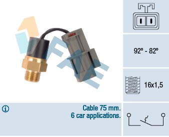Temperaturswitch, kylarfläkt Fae 37560 FAE