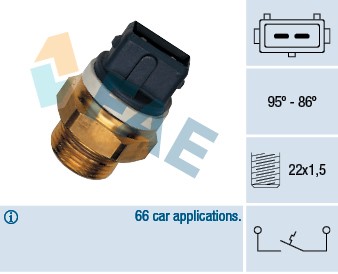 Temperaturswitch, kylarfläkt Fae 37570 FAE