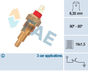 Temperaturswitch, kylarfläkt Fae 37620 FAE