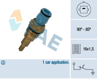 Temperaturswitch, kylarfläkt Fae 37660 FAE