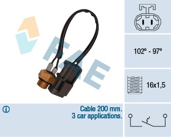 Temperaturswitch, kylarfläkt Fae 37770 FAE