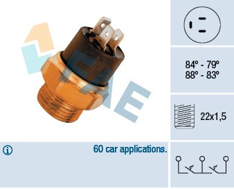 Temperaturswitch, kylarfläkt Fae 37810 FAE