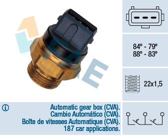 Temperaturswitch, kylarfläkt Fae 37940 FAE