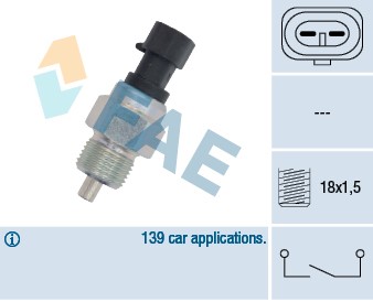 Brytare, backljus Fae 40490 FAE