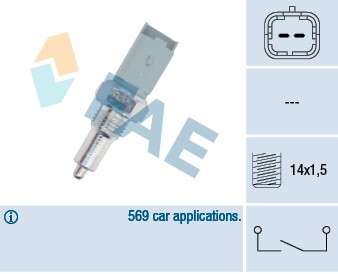 Brytare, backljus Fae 40492 FAE