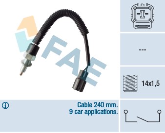 Brytare, backljus Fae 40586 FAE