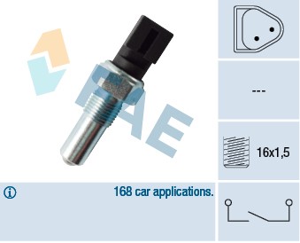 Brytare, backljus Fae 40590 FAE