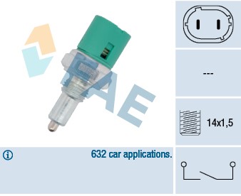 Brytare, backljus Fae 40600 FAE