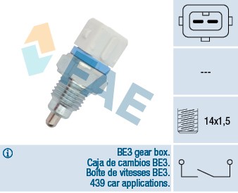 Brytare, backljus Fae 40650 FAE