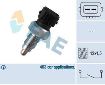Brytare, backljus Fae 40660 FAE