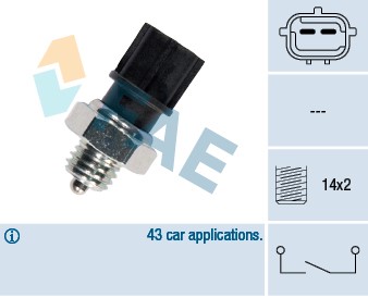 Brytare, backljus Fae 40895 FAE