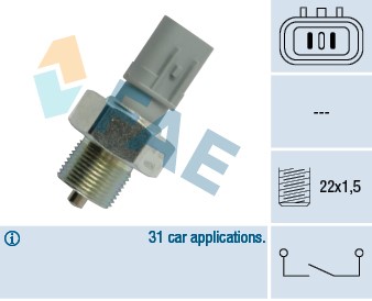 Brytare, backljus Fae 40896 FAE