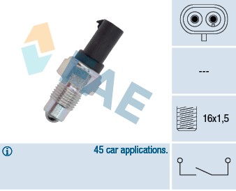 Brytare, backljus Fae 40920 FAE
