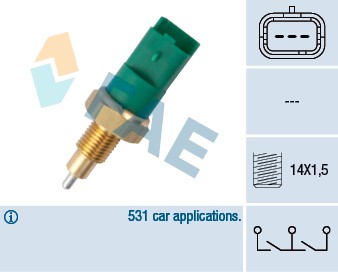 Brytare, backljus Fae 40998 FAE