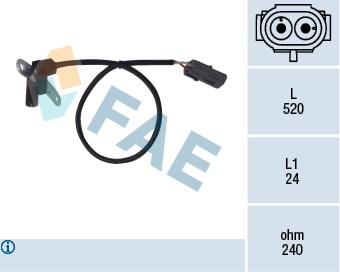 Pulssensor, svänghjul Fae 79024 FAE