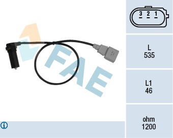 Pulssensor, svänghjul Fae 79067 FAE