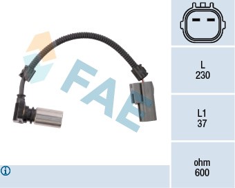Varvtalssensor, motorhantering Fae 79085 FAE