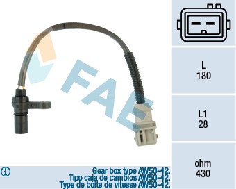 Impulsgivare, vevaxel Fae 79125 FAE