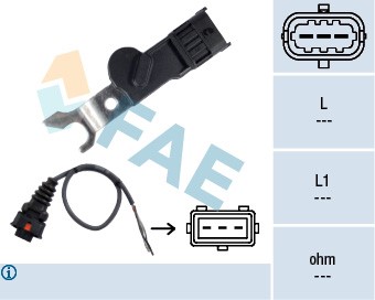 Sensor, kamaxelgivare Fae 79167 FAE