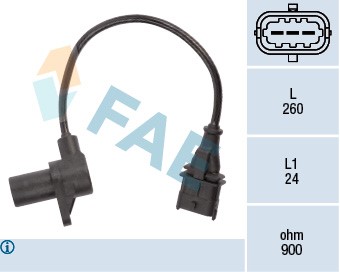 Sensor, tändningsimpuls Fae 79197 FAE
