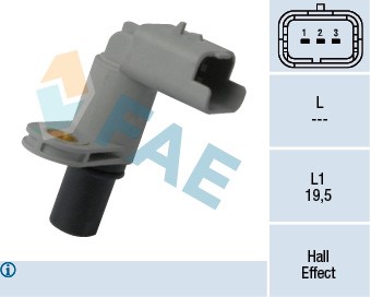 Sensor, kamaxelgivare Fae 79307 FAE