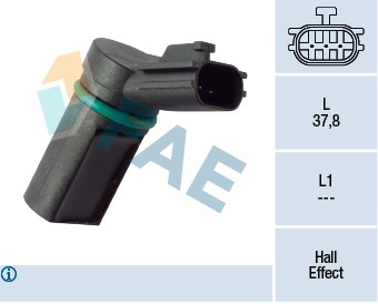 Sensor, kamaxelgivare, Vänster Fae 79363 FAE