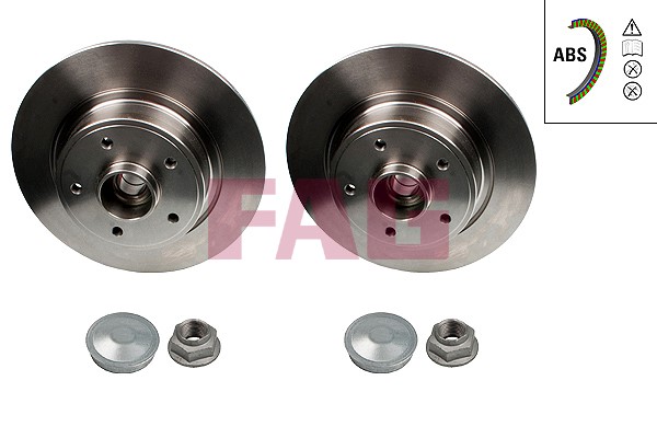 Bromsskiva Solid, Bakaxel Fag 713 5309 40 FAG Bromsskiva Solid, Bakaxel Fag 713 5309 40 FAG