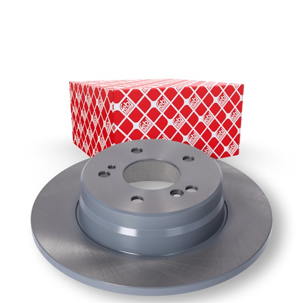 Bromsskiva Solid, Bakaxel Febi bilstein 04628 FEBI BILSTEIN
